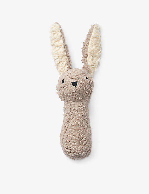 LIEWOOD: Pil Bunny organic-cotton rattle 12cm