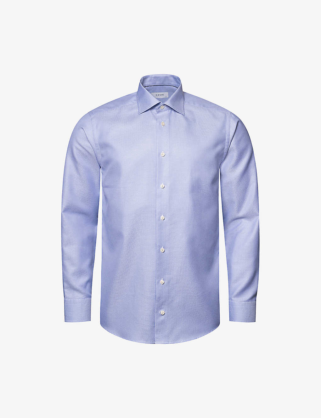 Eton Business Slim-fit Cotton-blend Shirt In Blue