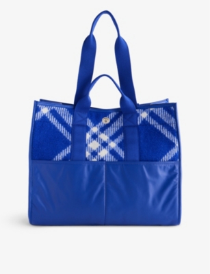 BURBERRY: Pocket woven tote bag