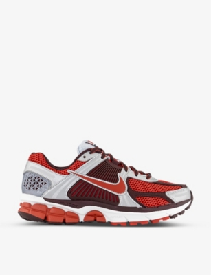 NIKE: Zoom Vomero 5 Swoosh-embellished leather and mesh low-top trainers