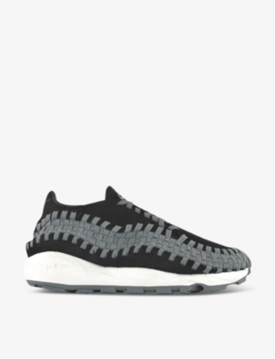 Nike Air Footscape Woven "black Smoke/grey" Trainers In Black/smoke Grey-sail