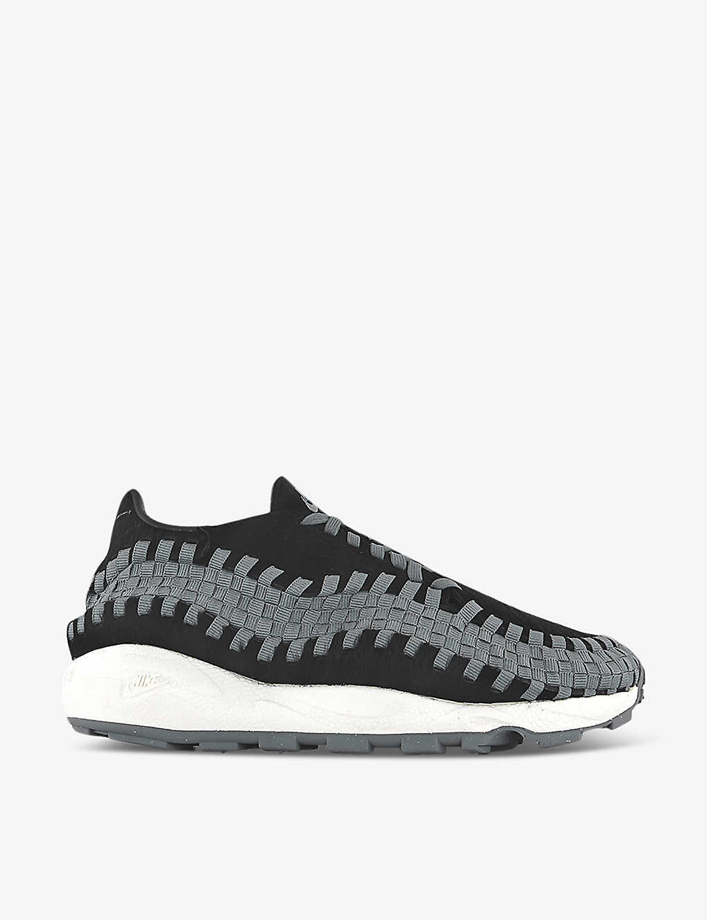 Nike Air Footscape Woven "black Smoke/grey" Sneakers In Black/smoke Grey-sail