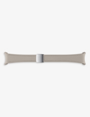 SAMSUNG: D-Buckle Hybrid Galaxy faux-leather watch band