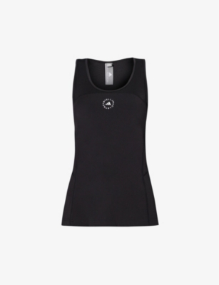 ADIDAS BY STELLA MCCARTNEY: TruePurpose racerback stretch-recycled polyester-blend top