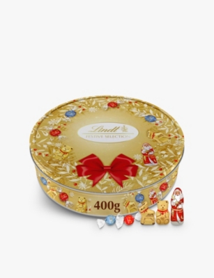 Lindt Festive Selection Chocolate Tin 400g