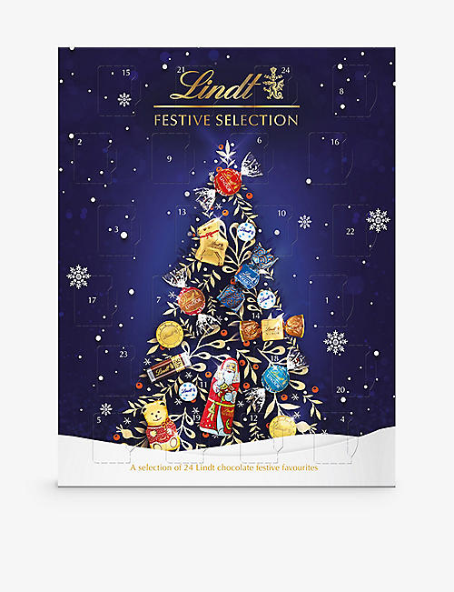 LINDT: Festive chocolate selection advent calendar 296g