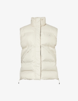 Shop Adidas By Stella Mccartney Women's Gobi Truenature Padded Regular-fit Recycled-polyester Gilet