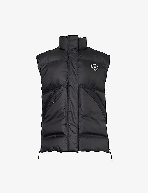ADIDAS BY STELLA MCCARTNEY: TrueNature padded regular-fit recycled-polyester gilet