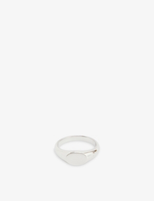 TOM WOOD - Joe recycled-silver signet ring | Selfridges.com