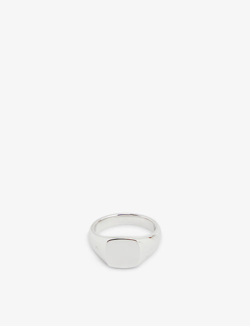 TOM WOOD: Kay recycled-silver signet ring