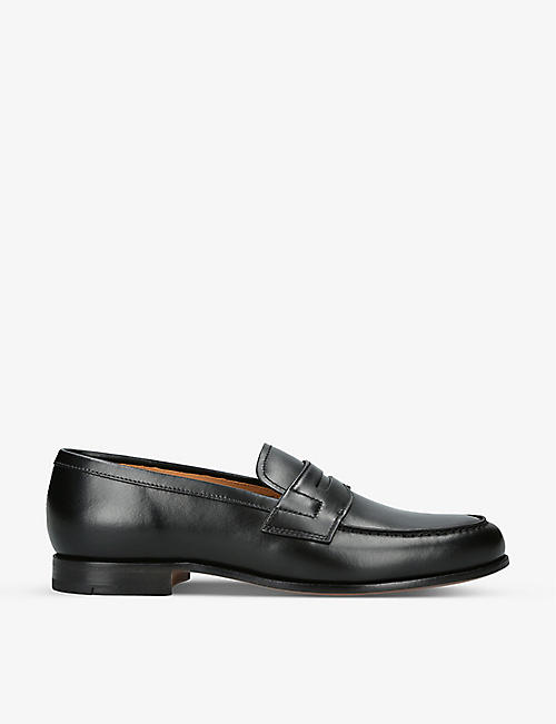 CHURCH: Heswall penny-bar leather loafers