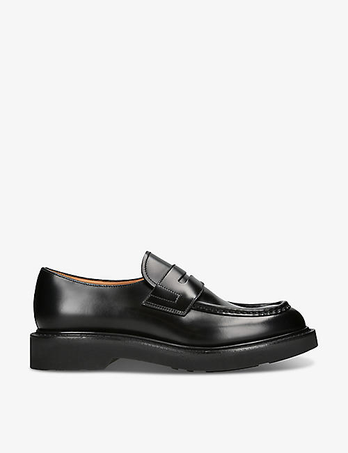 CHURCH: Lynton leather penny loafers