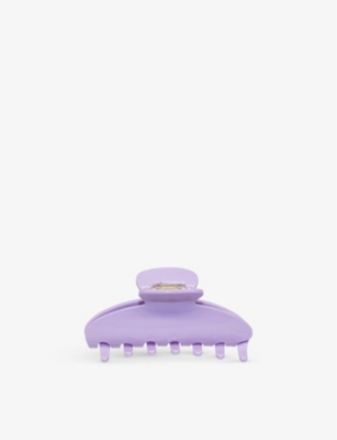 Shop Emi Jay Big Effing Cellulose-acetate Hair Clip In Lavender