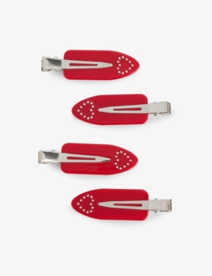 Popstar hair clips set of four
