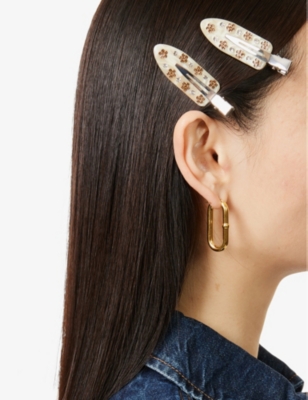 Popstar hair clips set of four