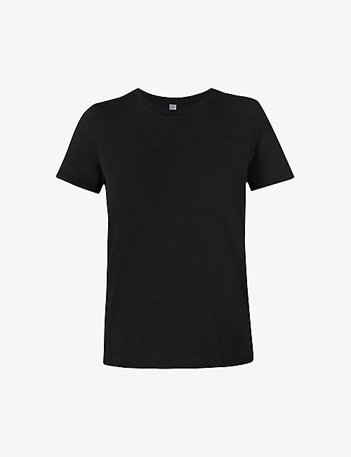SWEATY BETTY: Refresh round-neck organic-cotton T-shirt