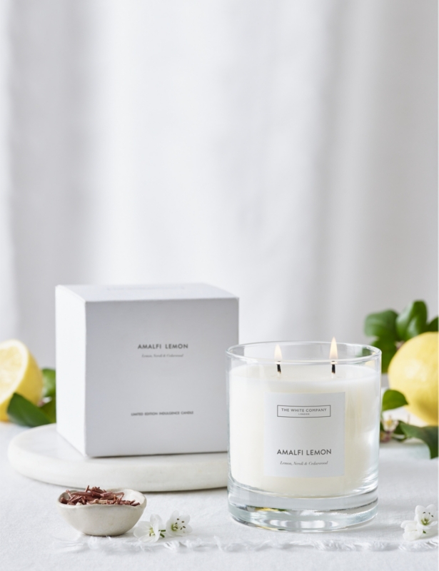 Amalfi Lemon limited-edition 2-wick wax candle 280g