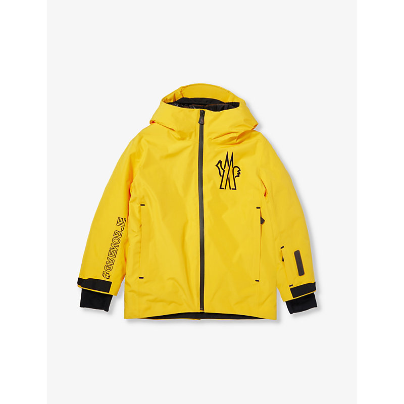 Moncler Kids' Moriond Ski Jacket In Yellow