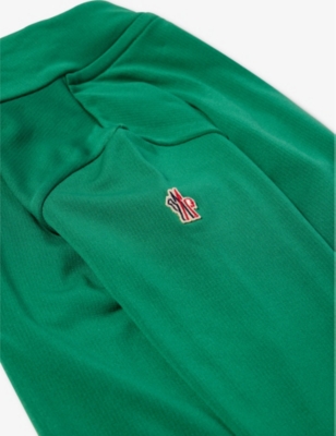 Shop Moncler Boys Medium Green Kids Grenoble Turtleneck Stretch-woven Sweatshirt 6-14 Years