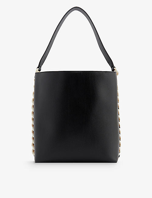 STELLA MCCARTNEY: Frayme faux-leather tote bag