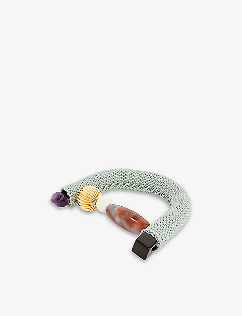 NICOMEDE: NICOMEDE. x Ekaterina Pronina knitted bracelet