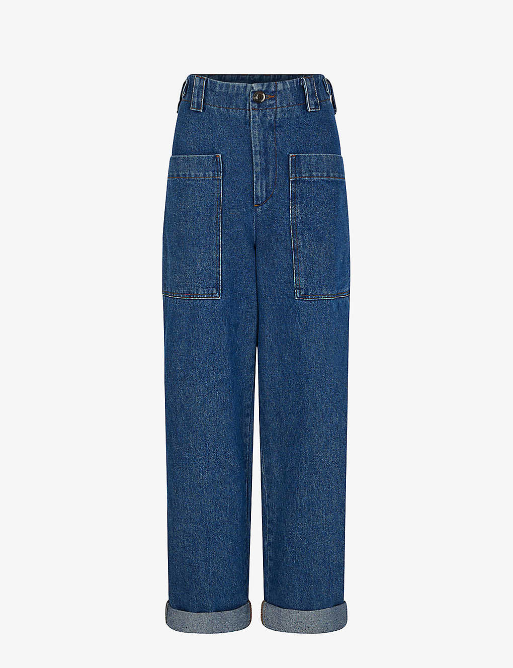 Soeur Thabor Straight-leg Mid-rise Jeans In Blue