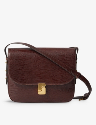 SOEUR Belissima Maxi leather cross body bag Selfridges