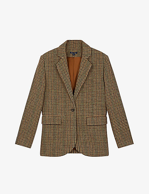 SOEUR: Sevres welt-pocket oversized-fit wool jacket