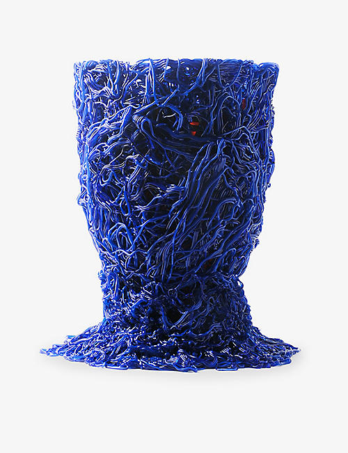 CORSI DESIGN: Moss swirl-resin vase 38cm