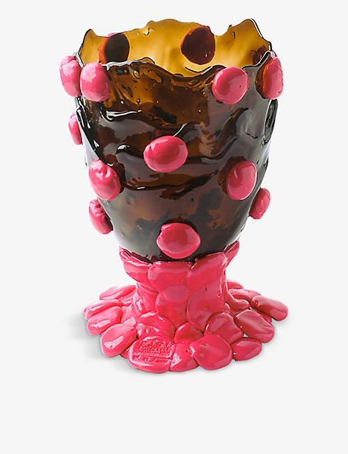 CORSI DESIGN: Fish Design Nugget resin vase 36cm