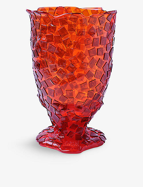 CORSI DESIGN: Fish Design Rock resin vase 36cm
