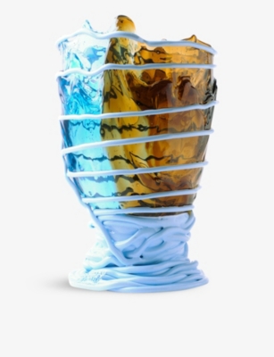 CORSI DESIGN: Fish Design Pompitu Ii resin vase 36cm