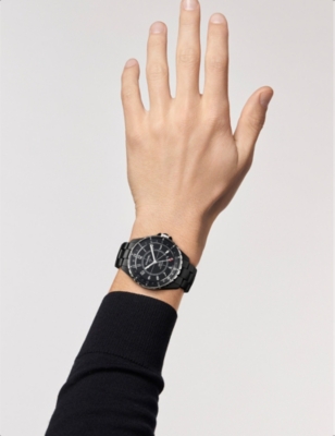 Pre-owned Chanel Womens Black H3101 J12 Steel And Ceramic Automatic Watch