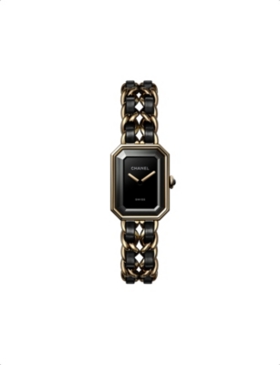 CHANEL - H6951 Première Édition Originale 18ct yellow-gold, steel and  leather quartz watch