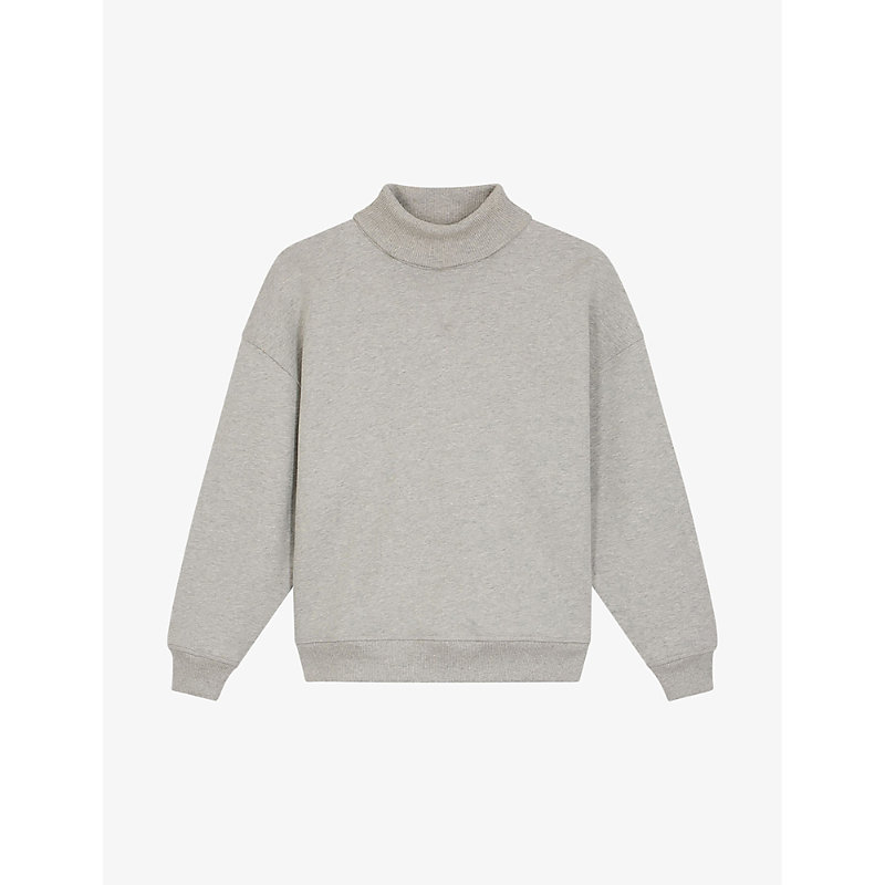 Soeur Vito Oversized Organic-cotton Sweatshirt In Grey