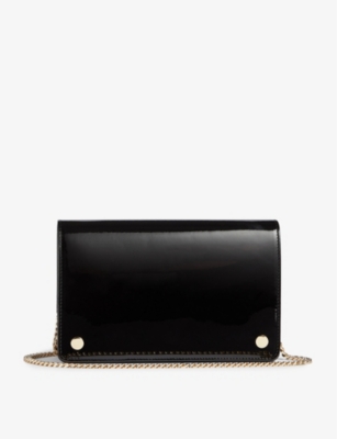 LK BENNETT: Cici patent-leather clutch bag