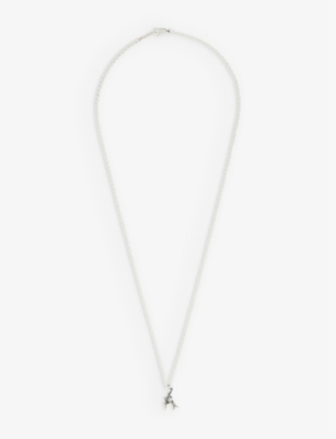 FREDERICK GROVE FREDERICK GROVE MENS SILVER SWALLOW 925 STERLING SILVER PENDANT NECKLACE 