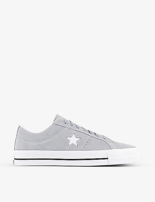 CONVERSE: One Star suede low-top trainers