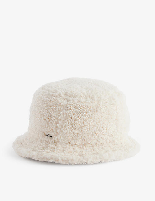 BARTS AL: Teddey wide-brim fleece hat