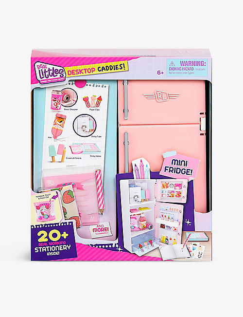 POCKET MONEY: Real Littles mini fridge desktop caddies toy set