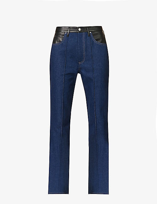 GOLDSIGN: The Martin straight-leg high-rise jeans