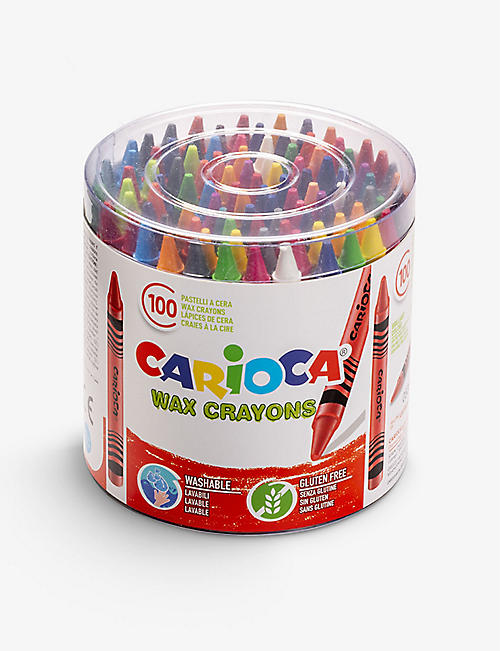 CARIOCA: Wax crayons set of 100