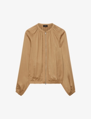 Joseph Lightweight Viscose Jeddo Jacket In Cassonade