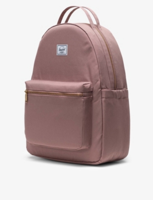 Shop Herschel Supply Co Womens Ash Rose Nova Recycled-polyester Backpack