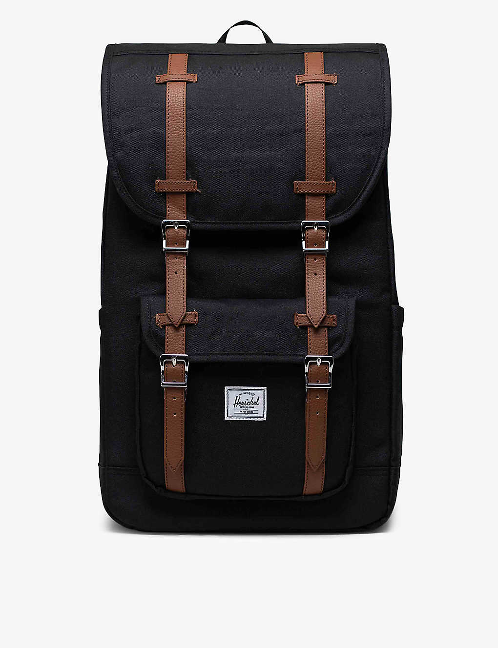 Herschel Supply Co Womens Black Little America Recycled-polyester Backpack