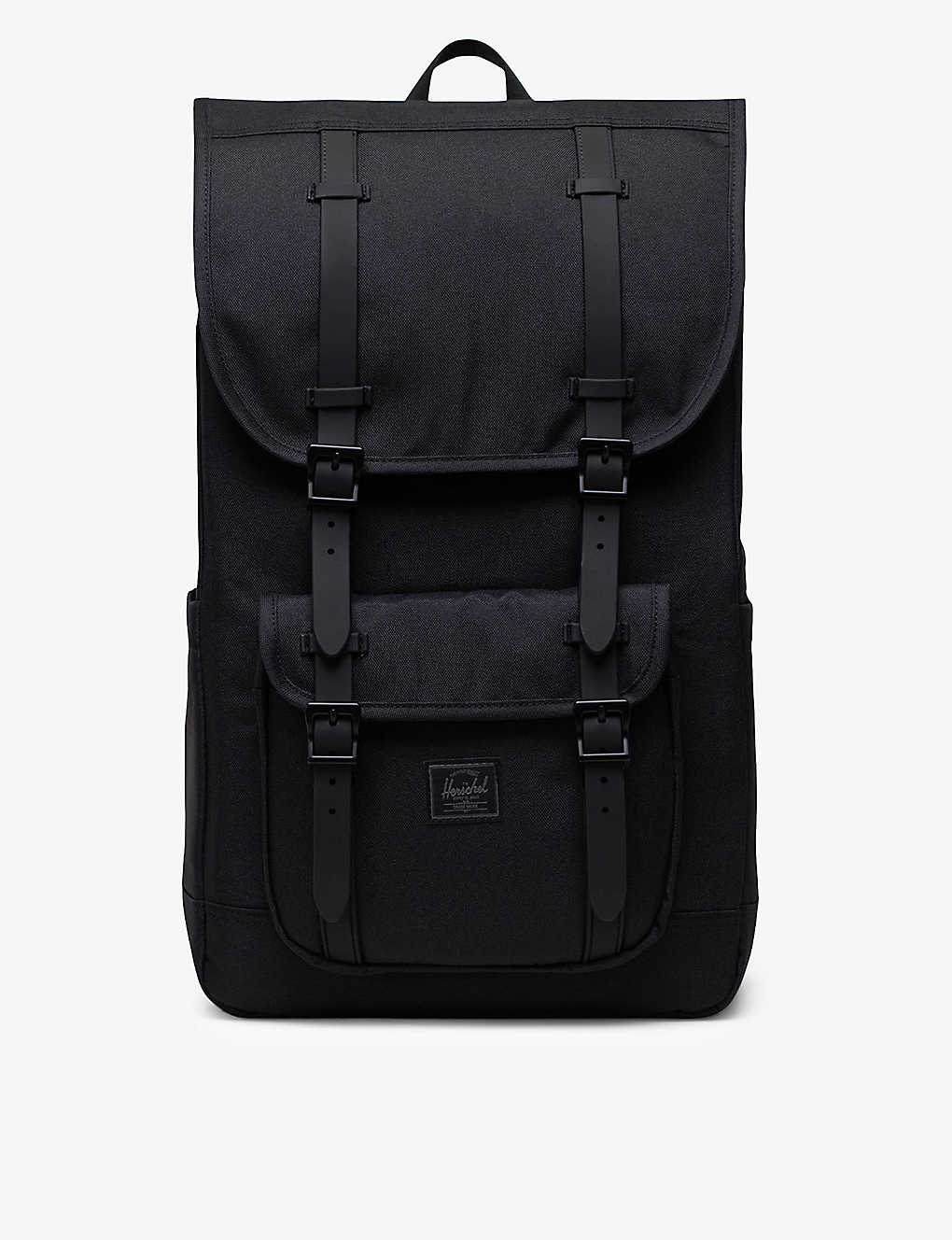 Herschel Supply Co Womens Black Tonal Little America Recycled-polyester Backpack