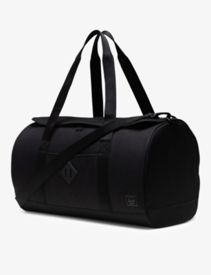 Shop Herschel Supply Co Black Tonal Heritage Woven Duffle Bag