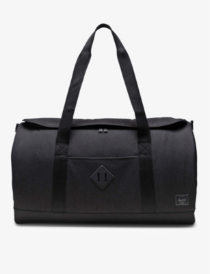 Herschel Supply Co Black Tonal Heritage Recycled-polyester Duffle Bag