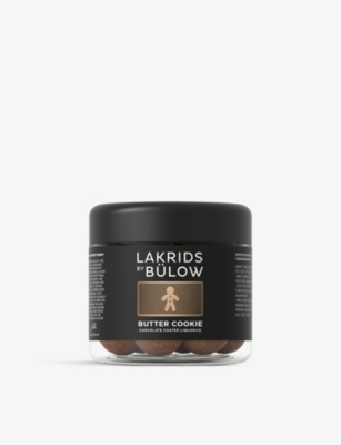 LAKRIDS BY BULOW: Small Butter Cookie chocolate-coated liquorice 125g