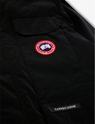 CANADA GOOSE: Expedition logo-patch shell-down jacket 7-16 ages
